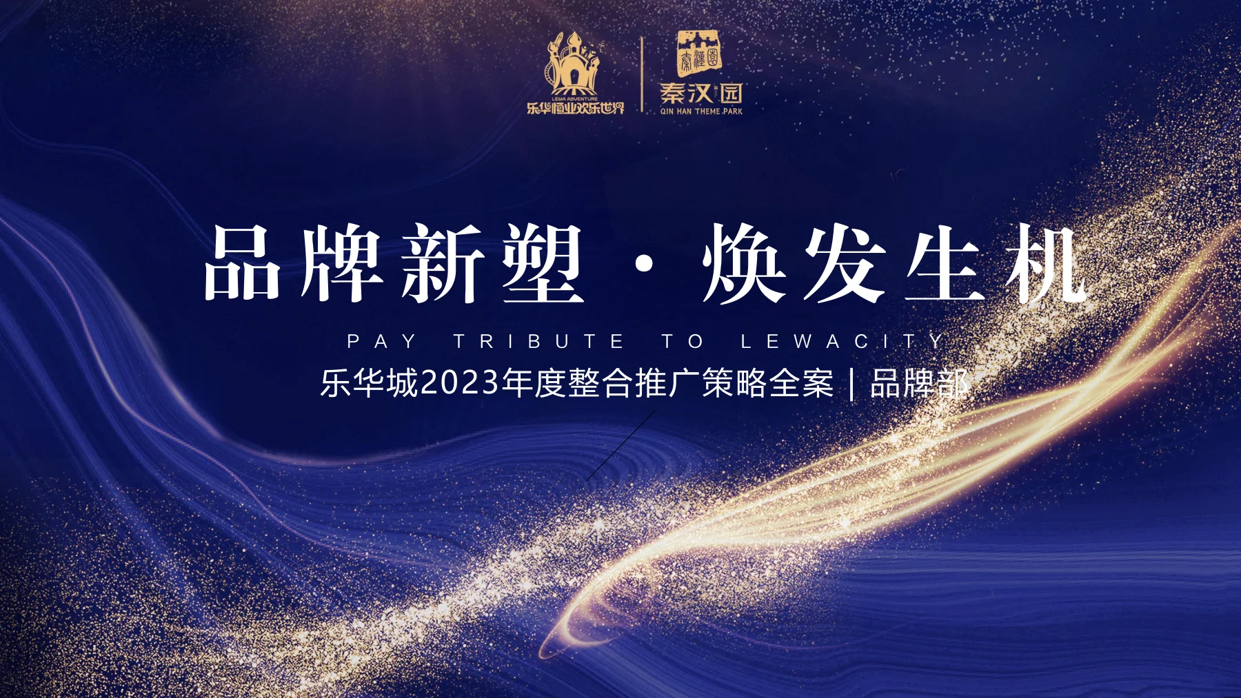 乐华城 年度推广策略方案，方案第1页